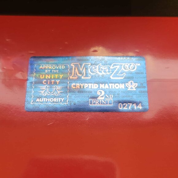 MetaZoo Cryptid Nation Chapter 1 Comic 2nd Print Out of #5000 BRAND NEW & SEALED - Picture 3 of 3